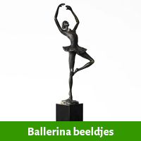 Kleine vrouwelijke ballerina beeldjes