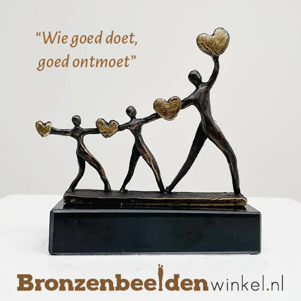 Spreuk "wie goed doet, goed ontmoet"