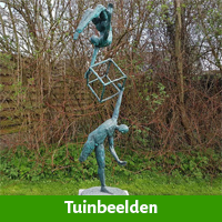 Tuinbeeld als opening bedrijf cadeau