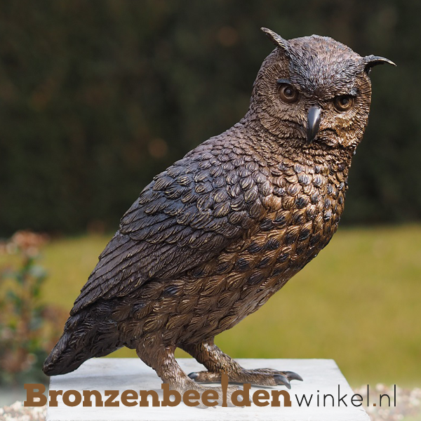 Bronzen uilen, beeld uil
