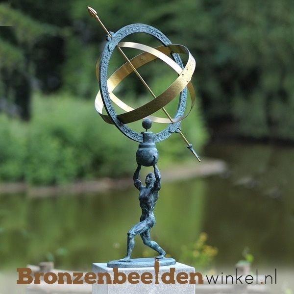 vingerafdruk bunker band ᐅ Zonnewijzers kopen op sokkel | Bronzen zonnewijzer tuin