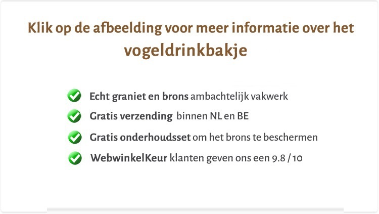 Vogeldrinkbakjes