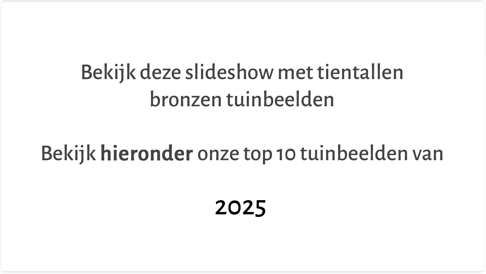 Tuinbeelden top 10 2025 Tuinbeelden top 10 2025
