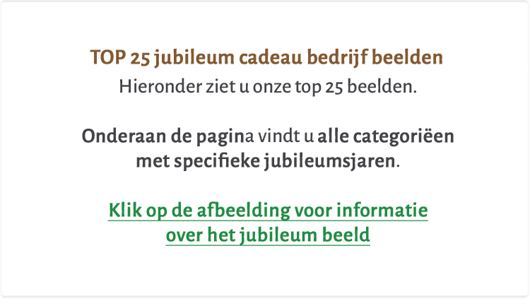 Cadeau voor jubileum bedrijf Cadeau voor jubileum bedrijf