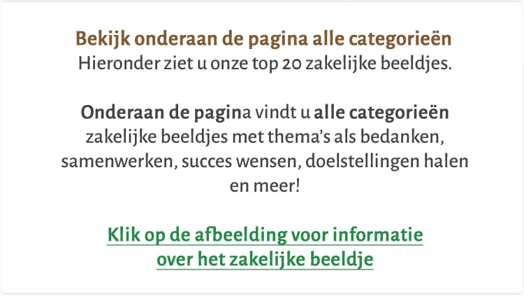 Zakelijk bedankje
