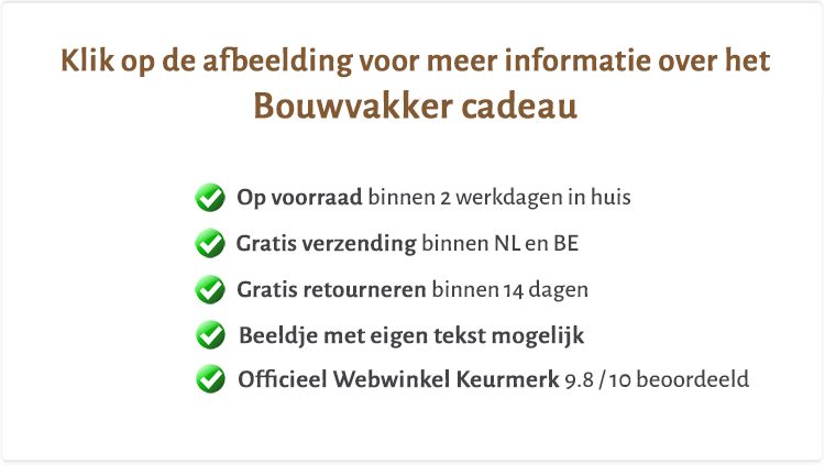 Bouwvakker cadeau header