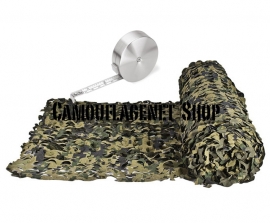 Camouflagenet 3 X 2,4 meter Dig. Woodland Ultra Light