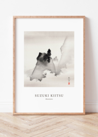 Japanse kunstposter Mountains