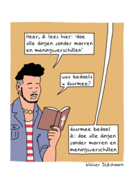 Cartoon 'Zonder morren'