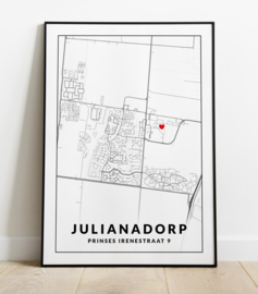 Gepersonaliseerde poster Julianadorp