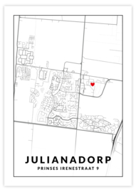 Gepersonaliseerde poster Julianadorp