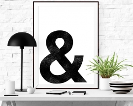 Poster met Ampersand