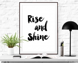 Inspiratie poster Rise and Shine