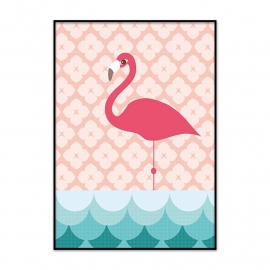 Poster flamingo