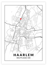 Gepersonaliseerde poster Haarlem