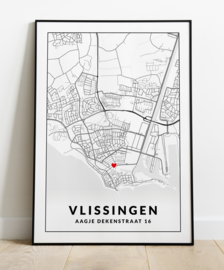 Gepersonaliseerde poster Vlissingen