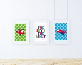 Vrolijke jongenskamer posters