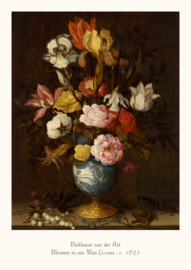 Balthasar van der Ast - Bloemen in een Wan-Li-vaas