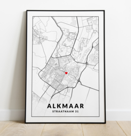 Gepersonaliseerde poster Alkmaar