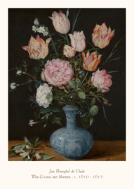 Jan Brueghel de Oude  - Wan-Li-vaas met bloemen