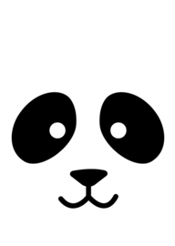 Kinderkamer poster panda