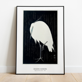 Japanse kunstposter Reiger