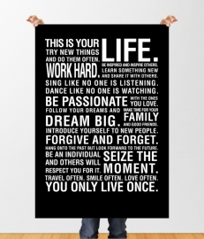Poster quote this is your life