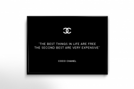 Coco Chanel Quote poster