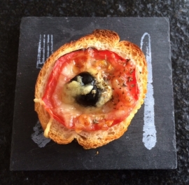 Pizza-crostini