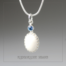 Collier Moedermelk Royale (met optie van geboortesteen)