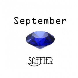 Geboortesteen September Saffier