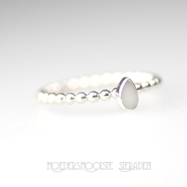 Ring Pure White Drop