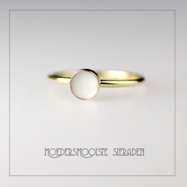 Ring Sublime Goud met bolle ring