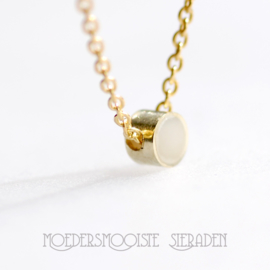 Moedermelk Collier Center Rond Goud