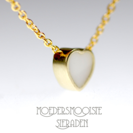 Moedermelk Collier Center Hart Goud