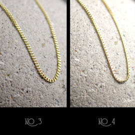 Collier Moedermelk Design Plain Goud