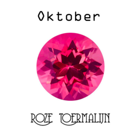 Geboortesteen Oktober Roze Toermalijn