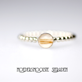 Ring balletjes met haarlokje