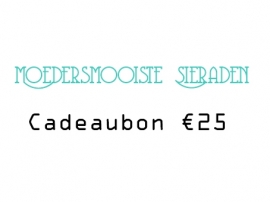 Cadeaubon 25