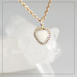 Collier Mathilde Vintage Heart zilver en goud