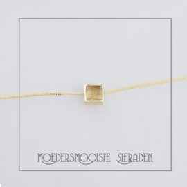 Haarlokcollier Square Gold