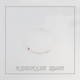 Armband Simple Witgoud