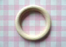 Blank houten ring 7 cm doorsnede