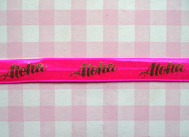 Elastiek Aloha fuchsia