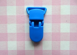 Speenclip  - bretelclip  kunststof blauw