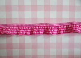 Elastisch roezelband fuchsia