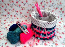 Haakpatroon en werkbeschrijving mini granny project bag