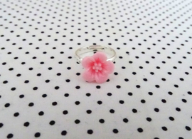 Ring hybiscus roze