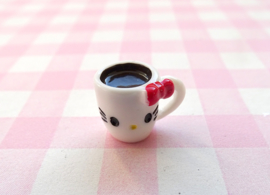 Miniatuur kopje koffie Hello Kitty