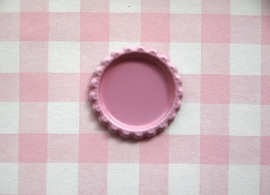 Bottle cap zonder gaatje roze